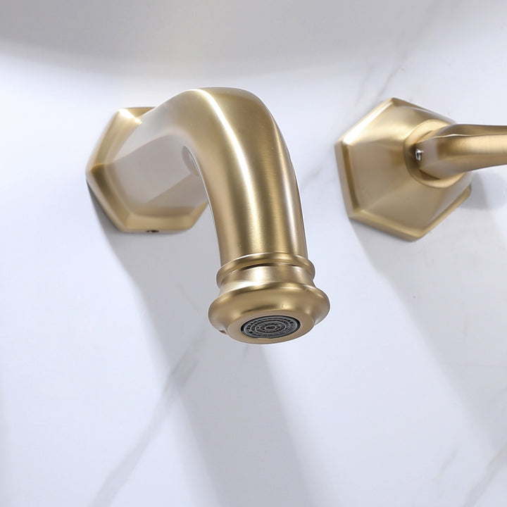 2-Handle Newly Trendy Wall Mounted Bathroom Faucet - Modland