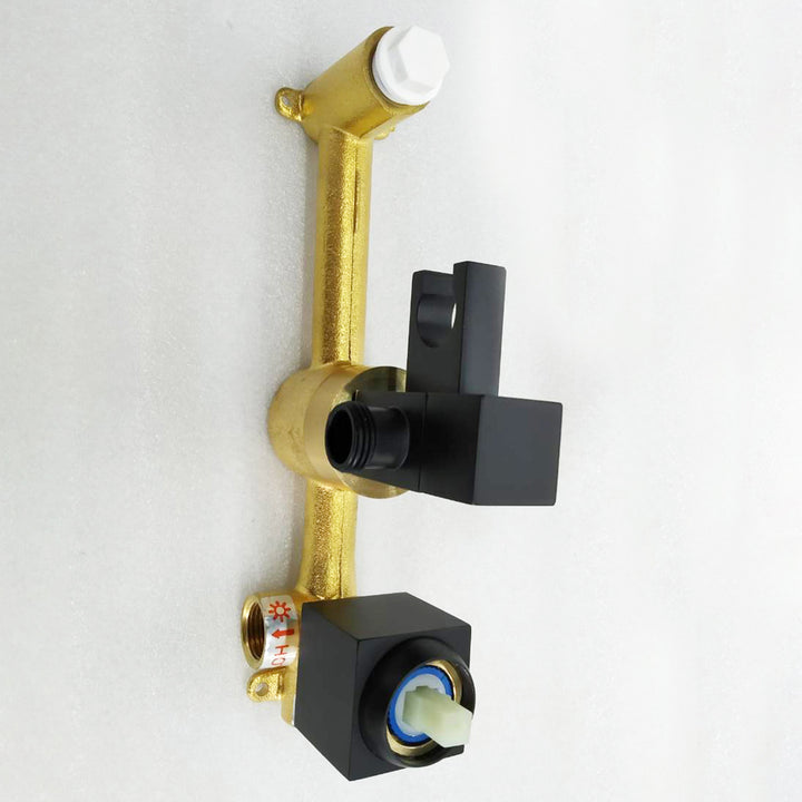 Elegant Wall-Mounted Roman Tub Faucet with Hand Shower - Modland