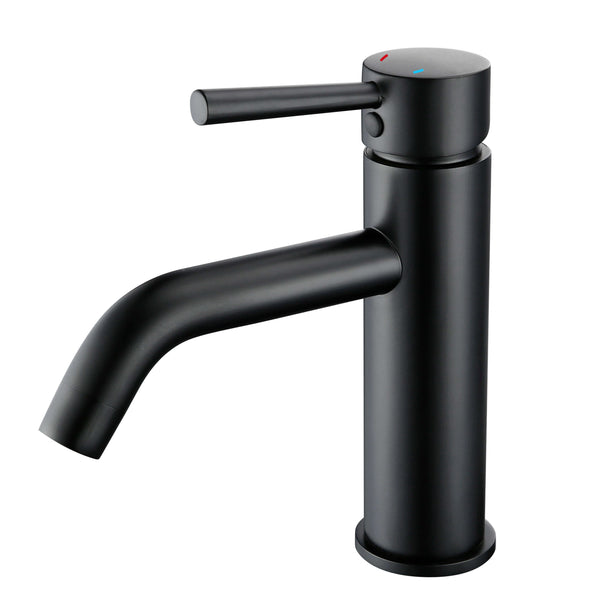 Deck Mounted Single Lever Handle Bathroom Faucet