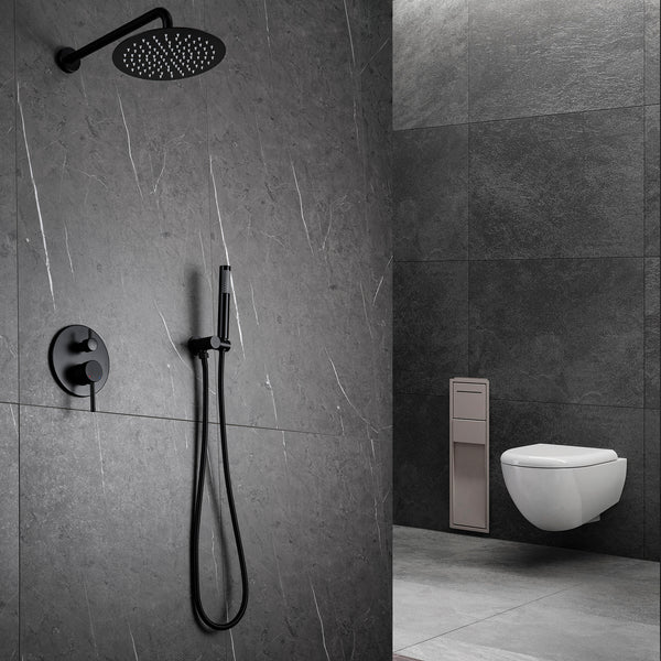 Luxury Pressure-Balanced Complete Shower System with Rough-In Valve - Modland