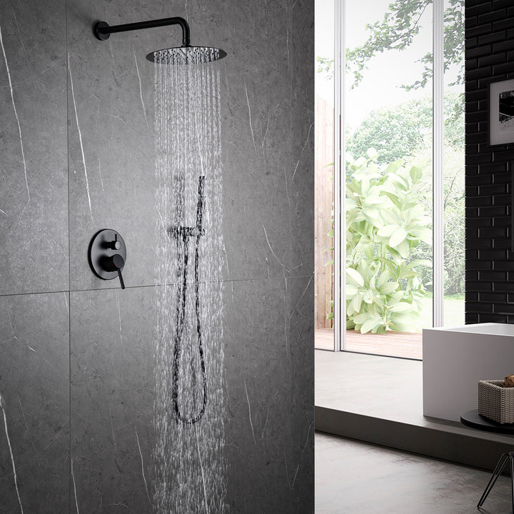 Luxury Pressure-Balanced Complete Shower System with Rough-In Valve - Modland