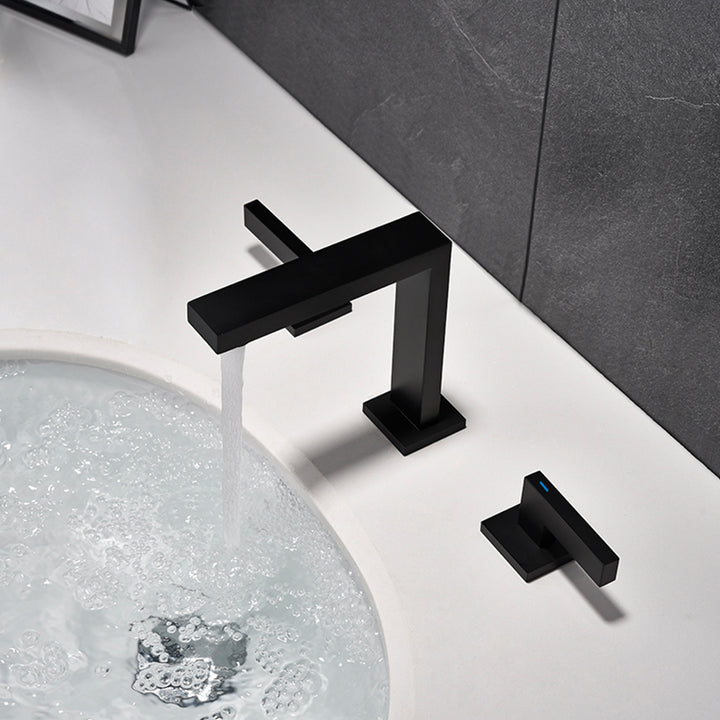 Deck Mounted Dual Handle Widespread Bathroom Faucet - Modland