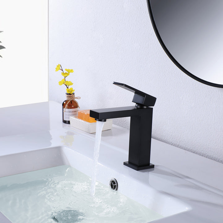 Deck Mounted Single Hole Bathroom Faucet With 6-inch Deck Plate - Modland